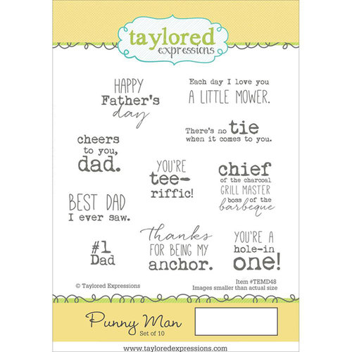 Taylored Expressions - Cling Stamp - Punny Man