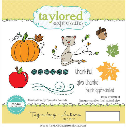 Taylored Expressions - Cling Stamp - Tag-a-long