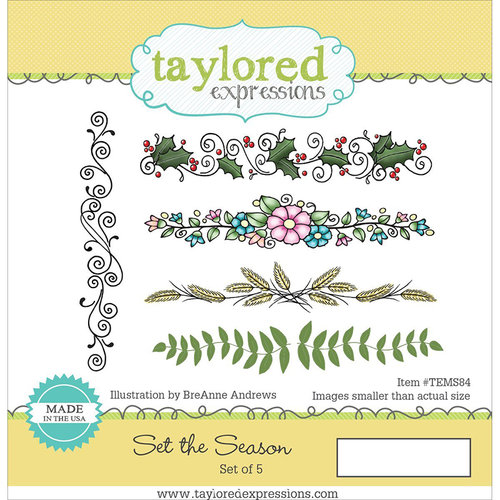 Taylored Expressions - Cling Stamp - Set The Season