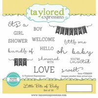 Taylored Expressions - Cling Stamp - Little Bits Of Baby