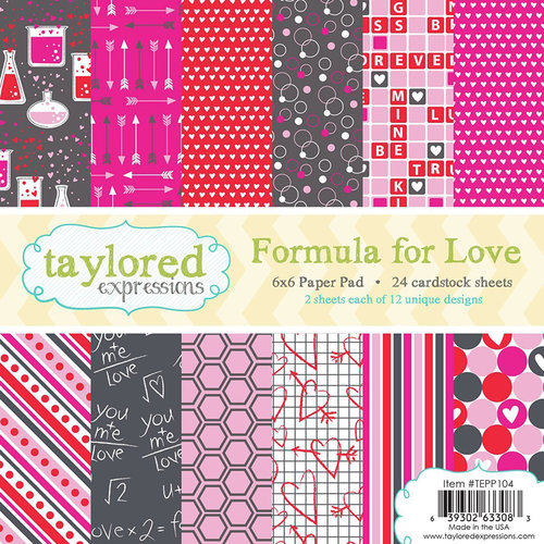 Taylored Expressions - 6 x 6 Paper Pad - Formula For Love