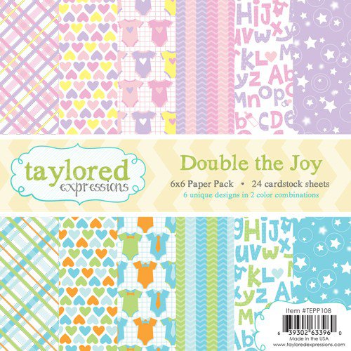 Taylored Expressions - 6 x 6 Paper Pack - Double The Joy