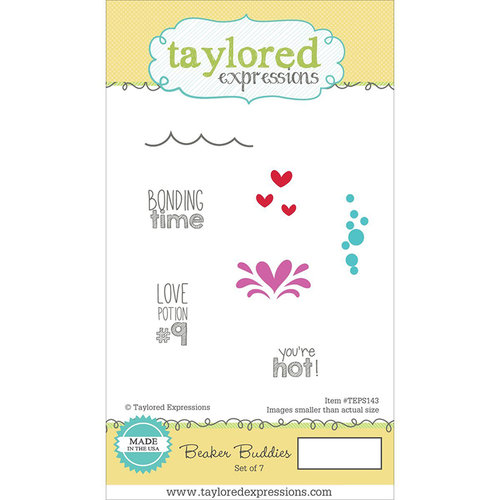 Taylored Expressions - Cling Stamp - Beaker Buddies