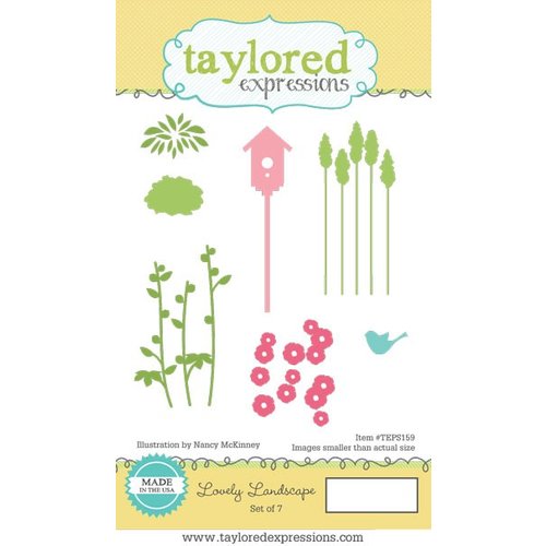 Taylored Expressions - Cling Stamp - Lovely Landscape