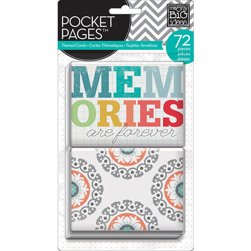 Me and My Big Ideas - Pocket Pages - Themed Cards - 3 x 4 - Memories