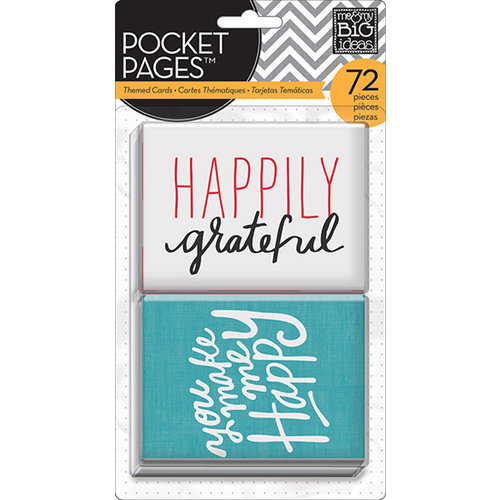 Me and My Big Ideas - Pocket Pages - Themed Cards - 3 x 4 - I Love Life
