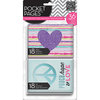 Me and My Big Ideas - Pocket Pages - Specialty Cards - 3 x 4 - Tween Purple Heart