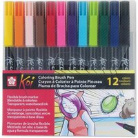 Sakura - Koi Coloring Brush Pens - 12 Pack