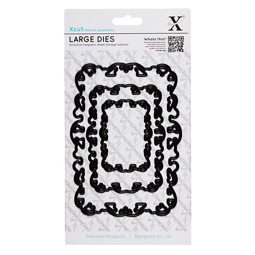 DoCrafts - Xcut - Nesting Dies - Large - Ornate Frame - Squiggle