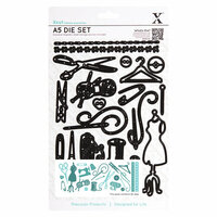 DoCrafts - Xcut - A5 Die Set - Haberdashery