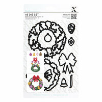 DoCrafts - Xcut A5 Die Set - Lucy Cromwell At Christmas Wreath