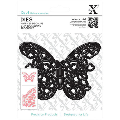 Docrafts - Xcut - Dies - Floral Filigree Butterfly
