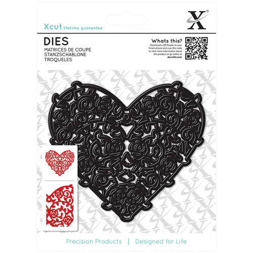 Docrafts - Xcut - Dies - Floral Filigree Heart