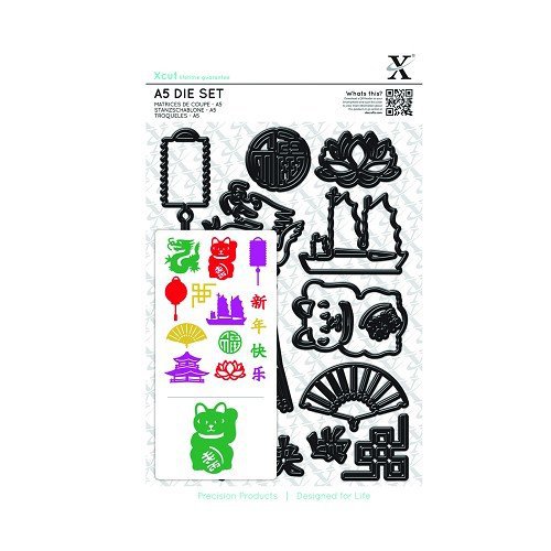 Docrafts - Xcut - A5 Die Set - Chinese New Year