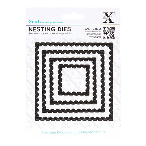 DoCrafts - Xcut - Nesting Dies - Postage Stamp