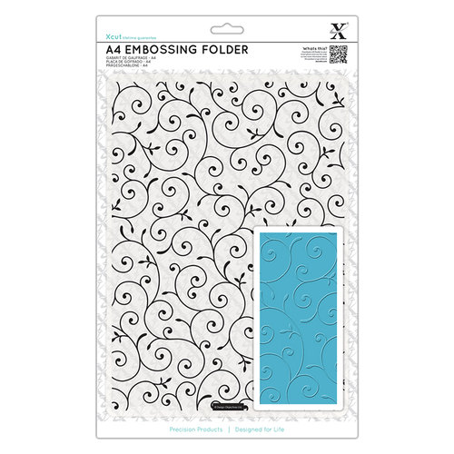 DoCrafts - Xcut Universal A4 Embossing Folder - Delicate Flourishes