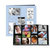 Pioneer - 12 x 12 Album - 240 4x6 Inch Photo Pockets - Embossed Sewn Leatherette Collage Frame - Baby - Blue