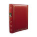 Pioneer - 3-Up Bonded Leather Album 3 Ring - 204 Pockets - Red