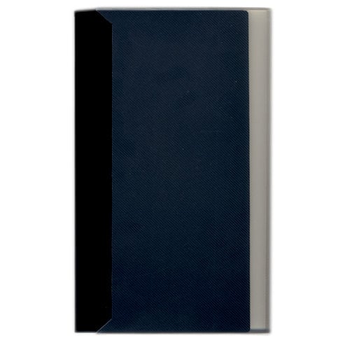 Pioneer - Space Saver - 3-Up Poly Photo Album - 144 Slip-In Pockets - Black