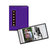 Pioneer - 36 4x6 Inch Photo Pockets - Brag Metal Button Glossy Album - Purple