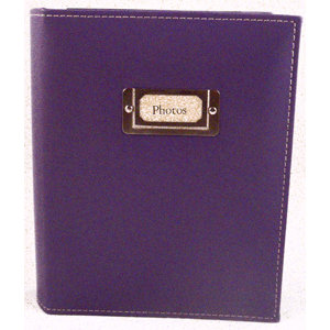 Pioneer - Carde Sewn Photo Album - 208 4x6 Inch Photo Pockets - Bright Purple - 2 Up Album