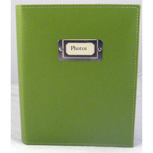 Pioneer - Carde Sewn Photo Album - 208 4x6 Inch Photo Pockets - Green - 2 Up Album