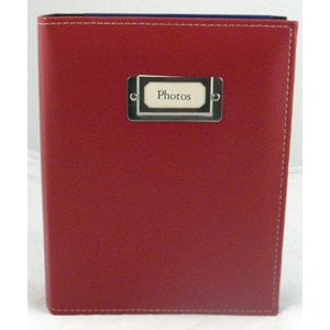 Pioneer - Carde Sewn Photo Album - 208 4x6 Inch Photo Pockets - Red - 2 Up Album