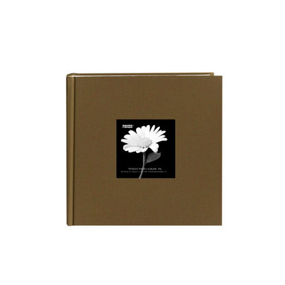 Pioneer - 2 Up Album - 200 4x6 Inch Photo Pockets - Natural Color Fabric Frame - Warm Mocha