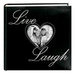 Pioneer - 2 Up Album - 200 4 x 6 Inch Photo Pockets - Live Love Laugh with Heart Window