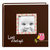 Pioneer - 2 Up Album - 200 4x6 Inch Photo Pockets - Printed Designer Frame Album - Baby Owl - Pink