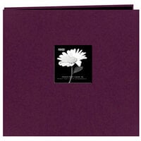 Pioneer - EZ Load Memory Album - 12 x 12 - 20 Top Loading Pages - Natural Color Fabric Frame - Wildberry Purple