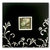 Pioneer - EZ Load Memory Album - 12 x 12 - 20 Top Loading Pages - Embroidered Fabric Scroll Frame - Black and White