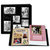 Pioneer - EZ Load Memory Album - 12 x 12 - 20 Top Loading Pages - Embossed Sewn Leatherette Collage Frame - Family - Black
