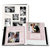 Pioneer - EZ Load Memory Album - 12 x 12 - 20 Top Loading Pages - Embossed Sewn Leatherette Collage Frame - Wedding - White