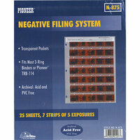Pioneer - Negative Filing System - 25 Sheets - Holds 7 Strips of 5 Exposures