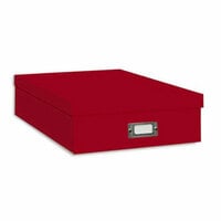 Pioneer - 12" x 12" Scrapbooking Storage Box - Bright Red