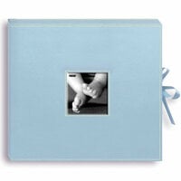 Pioneer - 12 x 12 Sewn Scrapbook Box - Stitched - Baby Blue