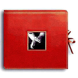 Pioneer - 12 x 12 Sewn Scrapbook Box - Stitched - Red