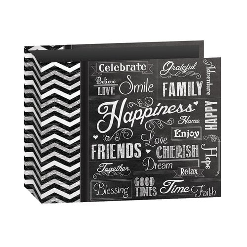 Pioneer 3-Ring Chalkboard Album 12x12 Smile