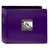 Pioneer - D-Ring Binder - 12 x 12 Sewn Leatherette Cover with Metal Corners - Dark Purple