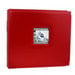 Pioneer - D-Ring Binder - 12 x 12 Sewn Leatherette Cover with Metal Corners - Red