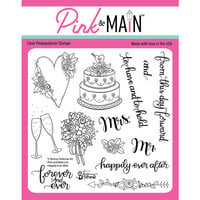 Pink and Main - Clear Photopolymer Stamps - Happily Ever After