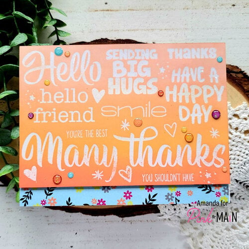 Pink and Main - Clear Photopolymer Stamps - Spotlight Sayings Pink and Main - Clear Photopolymer Stamps - Spotlight Sayings