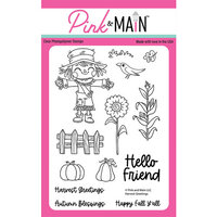 Pink and Main - Clear Photopolymer Stamps - Harvest Greetings