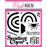 Pink and Main - Clear Photopolymer Stamps - Sending Cheer