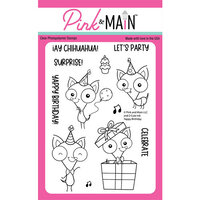 Pink and Main - Clear Photopolymer Stamps - Yappy Birthday