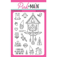 Pink and Main - Clear Photopolymer Stamps - Cuckoo Clock