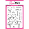 Pink and Main - Clear Photopolymer Stamps - Bear Hugs