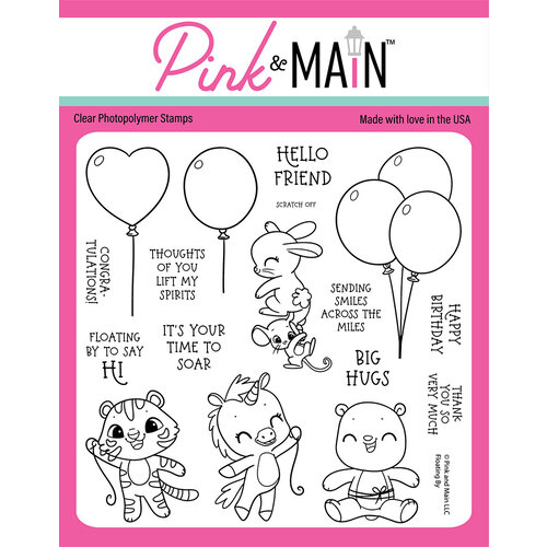 Pink and Main Floating By Stamp Set Pink and Main Floating By Stamp Set