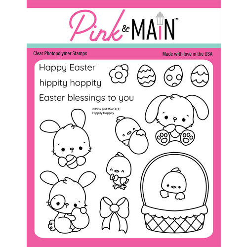 Pink and Main Hippity Hoppity stamp set